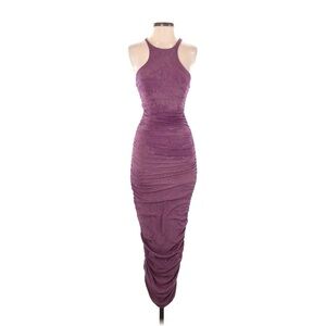 Chic Sleeveless Purple Maxi Dress